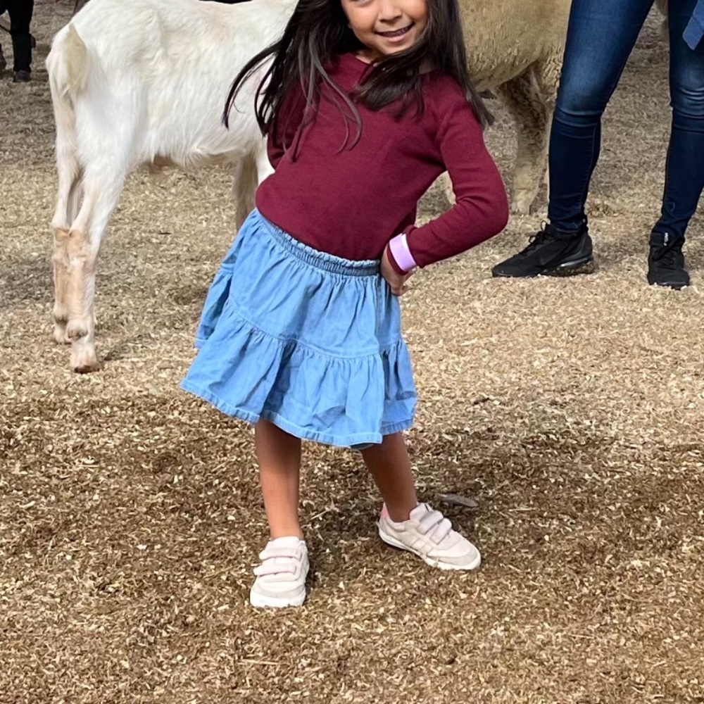 Old Navy Jean Ruffle Skirt - Size 3T